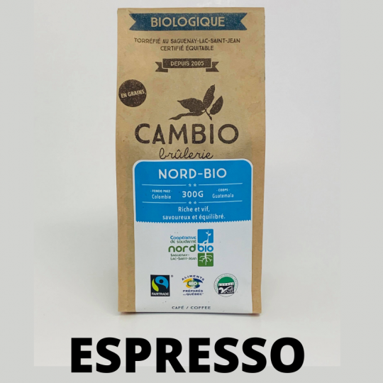 Café équitable mélange NORD-Bio ESPRESSO