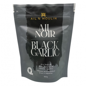 L'ail noir biologique d'Ail du Moulin est délicieux pour faire du beurre  à l'ail