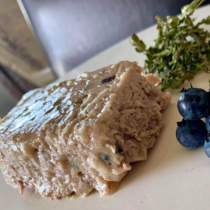 Terrine aux bleuets sauvages