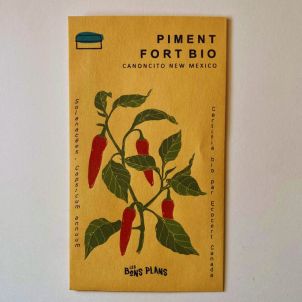 Vous voulez ajouter du piquant à votre vie? Plantez les semences de piments forts CANONCITO NEW MEXICO biologiques de la ferme Les Bons Plans à Chambord